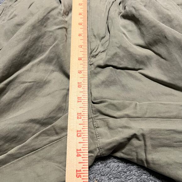 Madewell Pants Womens 00 The Harlow Wide Leg High Rise NG521 Beige Green Tint - Picture 9 of 11